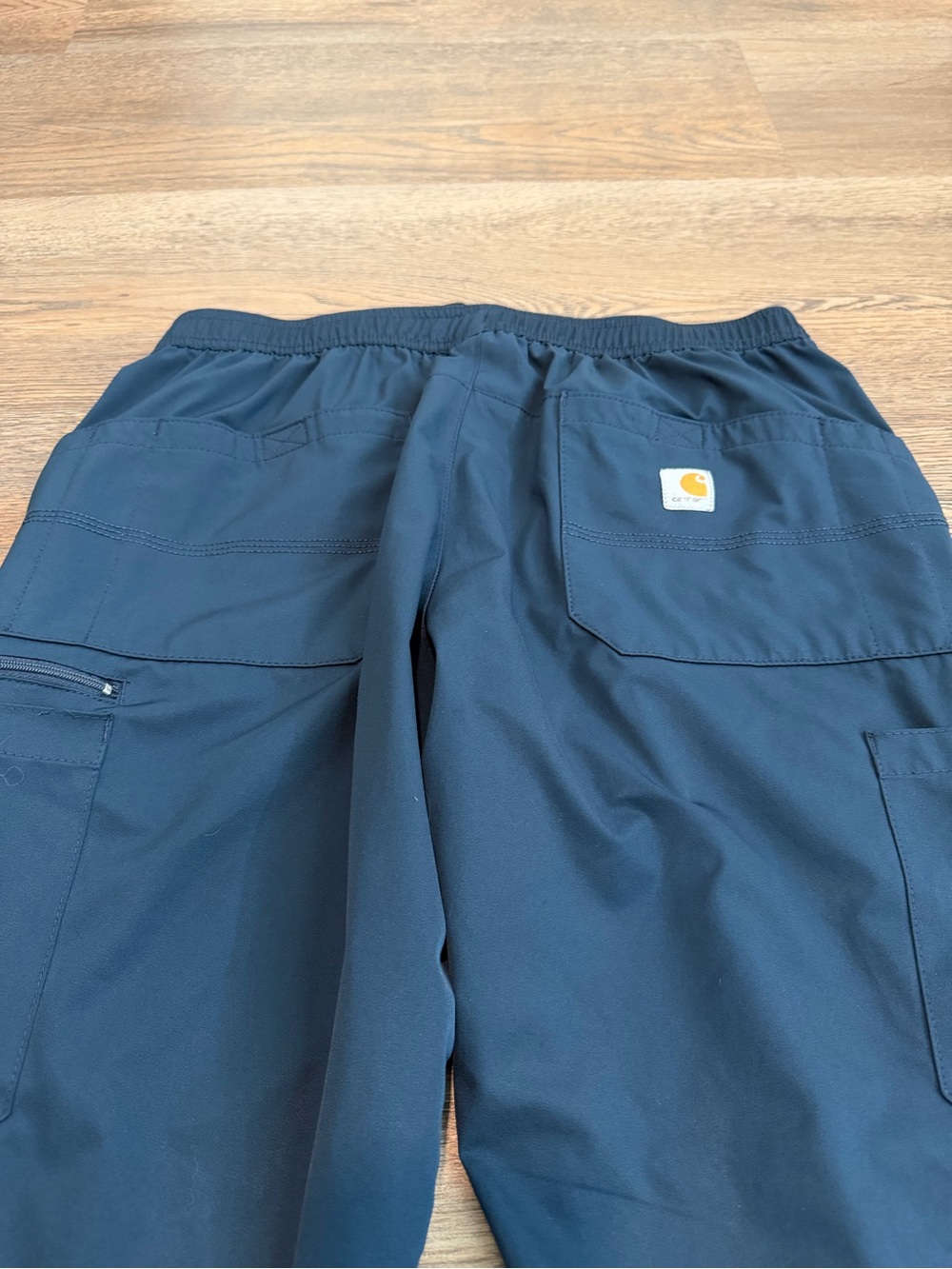 Carhartt Force Scrub Top & Pants Matching Set Navy Blue Medical Workwear Medium - Picture 9 of 12